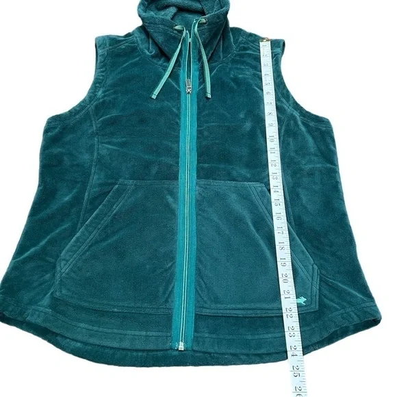 Horny Toad Green Fleece Vest Super Soft Size Medium - Picture 7 of 10